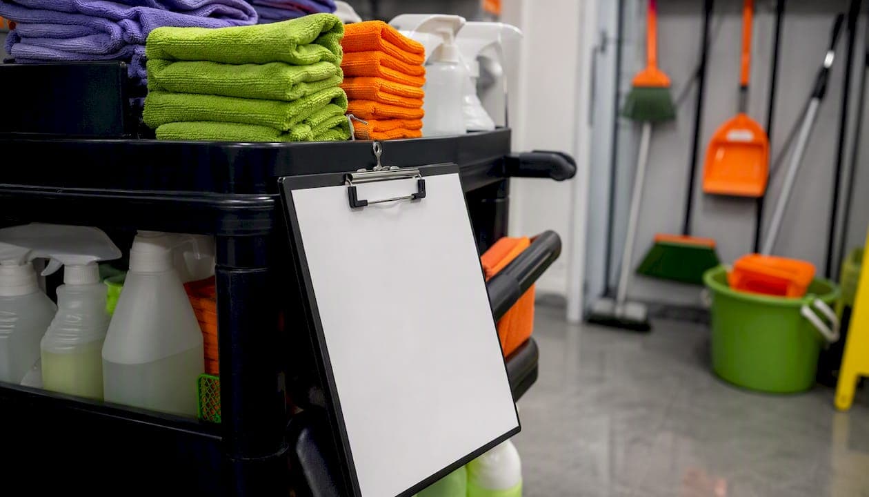 Office cleaning checklist: printable daily, weekly, monthly template